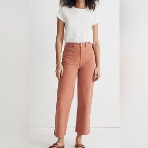 Madewell cropped jeans